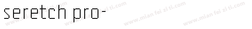 seretch pro字体转换